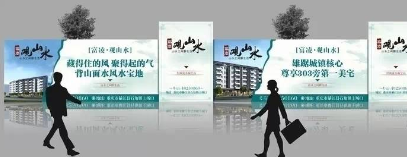 大连错落形地产围挡